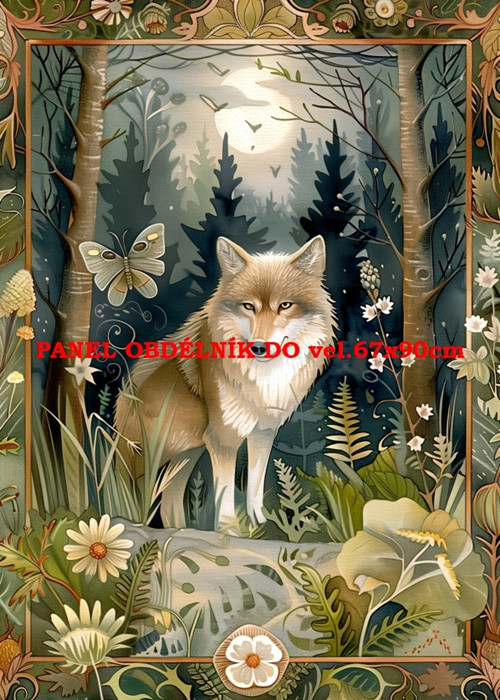 Bavlněný panel 7x10 cm — foto 1