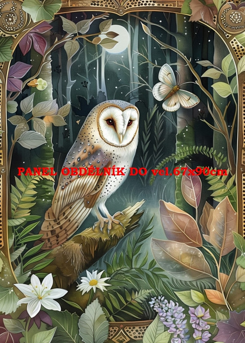 Bavlněný panel 7x10 cm — foto 1