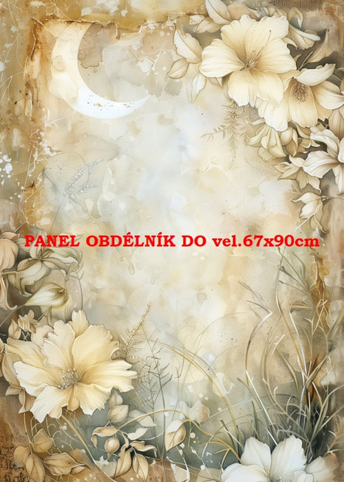Bavlněný panel 7x10 cm