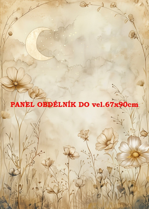 Bavlněný panel 7x10 cm