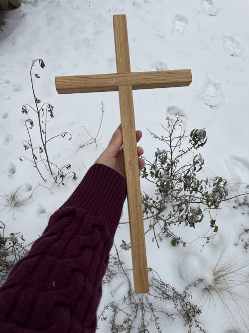Kříž k zavěšení 50 cm č. 156