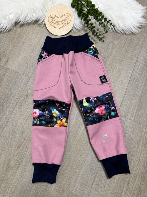 Softshellové kalhoty Comfort - jarní, vel. 86/92