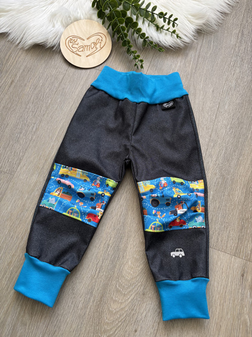 Softshellové kalhoty Combi - jarní, vel. 80/86