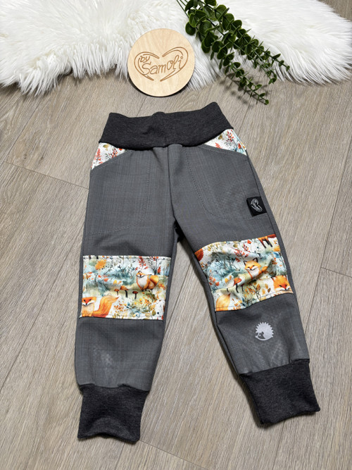 Softshellové kalhoty Comfort - jarní, vel. 80/86