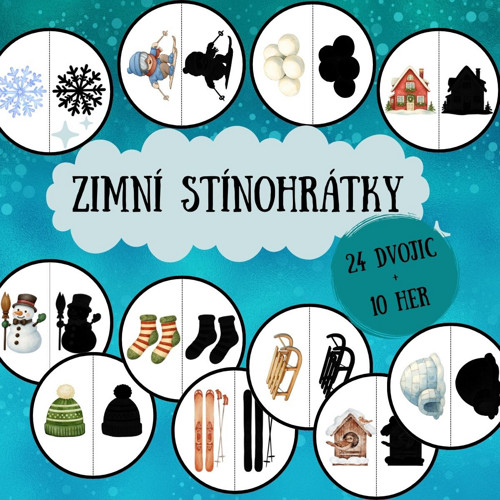 Zimní stínohrátky (PDF k tisku)