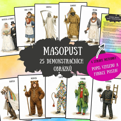 Masopust - demonstrační obrázky + metodika (PDF)