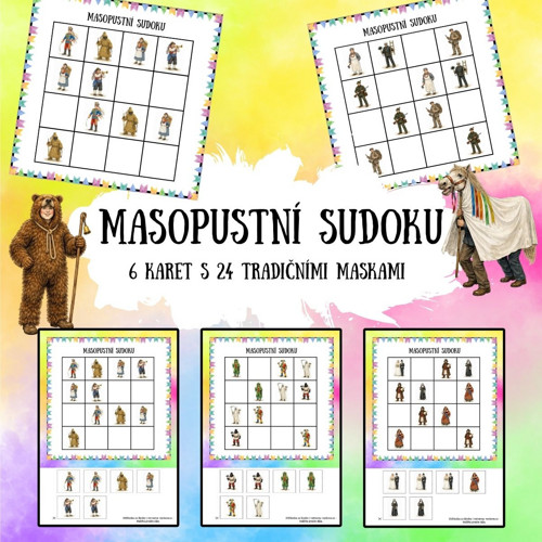 Masopustní sudoku (PDF k tisku)