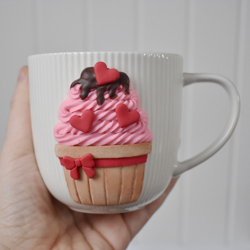 Hrníček cupcake Valentýn