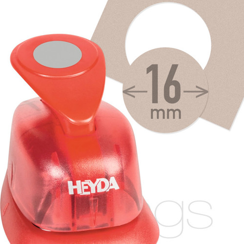Kruh 16mm Raznice / děrovačka Heyda / 1ks