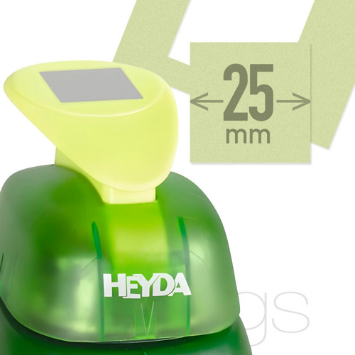 Čtverec 25mm Raznice / děrovačka Heyda / 1ks