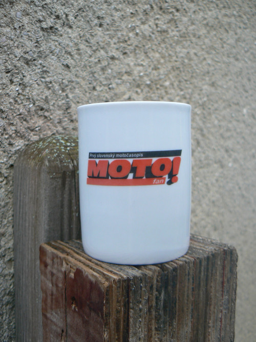 Sběratelský porcelánový hrneček MOTO! fan.