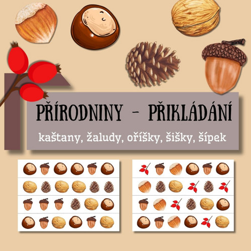 Přírodniny - přikládání (PDF k tisku)