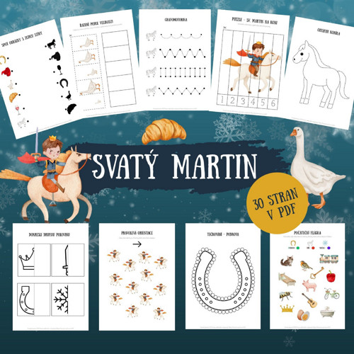 Svatý Martin - soubor aktivit (PDF k tisku)