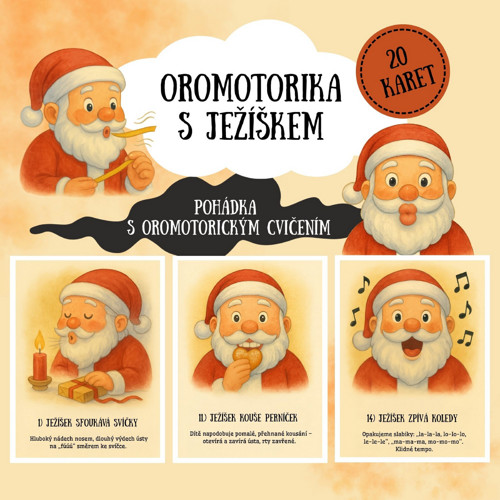 Oromotorika s Ježíškem (PDF k tisku)