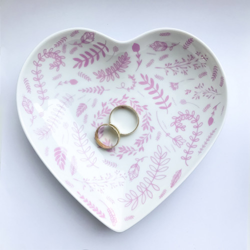 Porcelánová miska " květná " talířek pod prstýnky