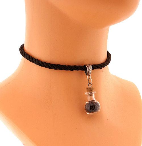Shibari špagátový choker collar provaz náhrdelník