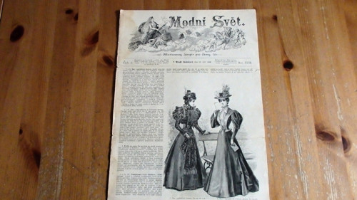 Módní svět 13. září 1896 390 Kč mínus 100 Kč