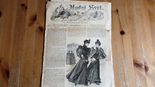 Módní svět 16. ledna 1895 370 Kč mínus 100 Kč
