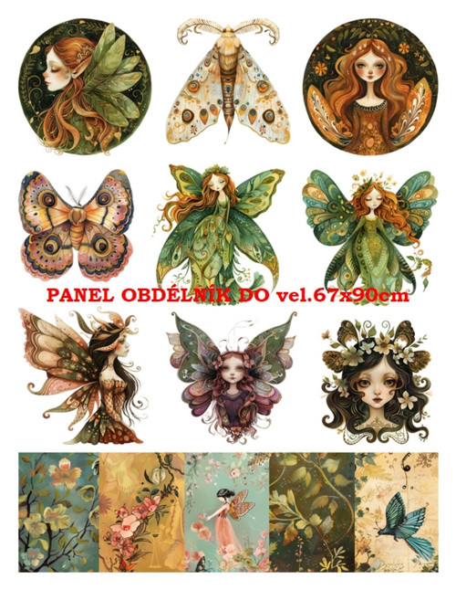 Bavlněný panel 7x10 cm — foto 1