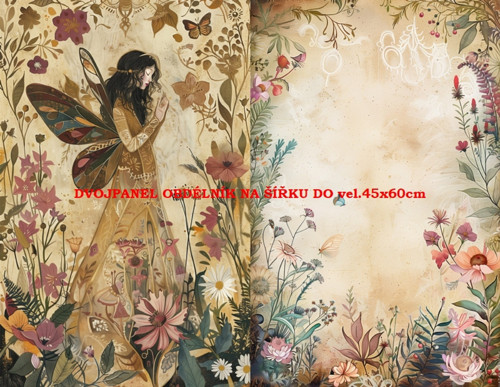 Bavlněný panel 7x10 cm