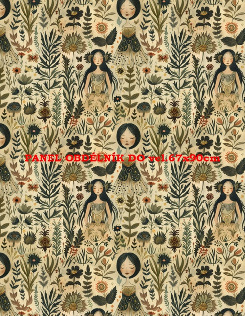 Bavlněný panel 7x10 cm — foto 1