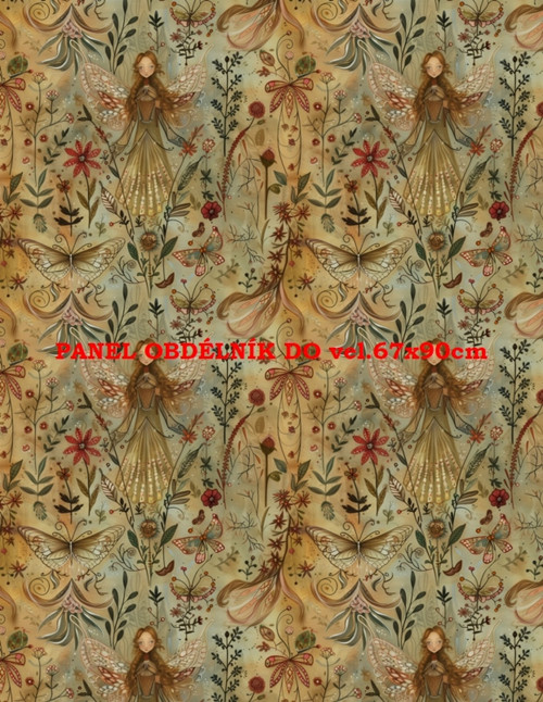 Bavlněný panel 7x10 cm — foto 1