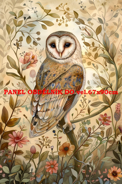 Bavlněný panel 7x10 cm