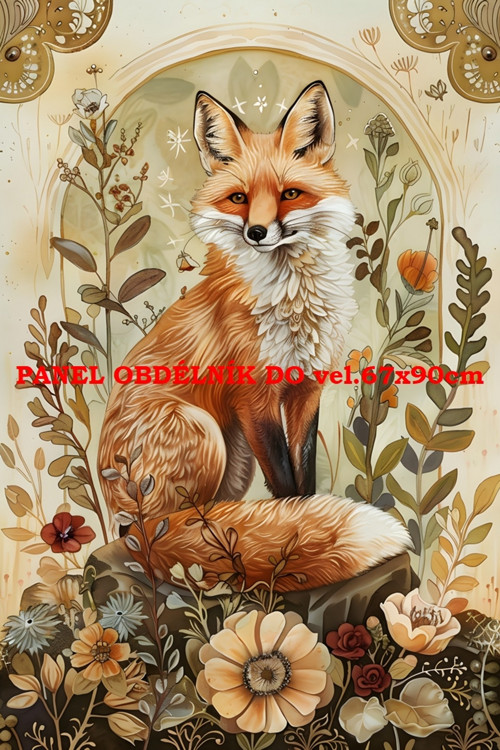Bavlněný panel 7x10 cm
