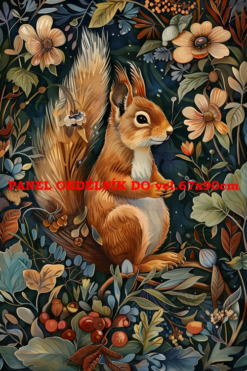 Bavlněný panel 7x10 cm