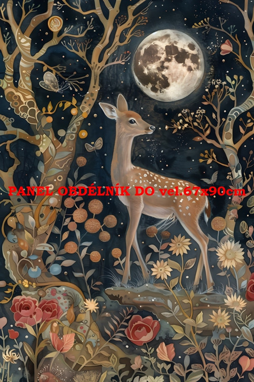 Bavlněný panel 7x10 cm