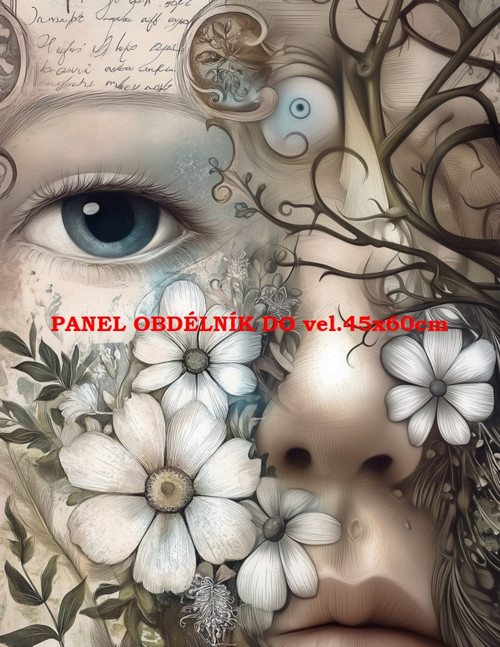 Bavlněný panel 7x10 cm