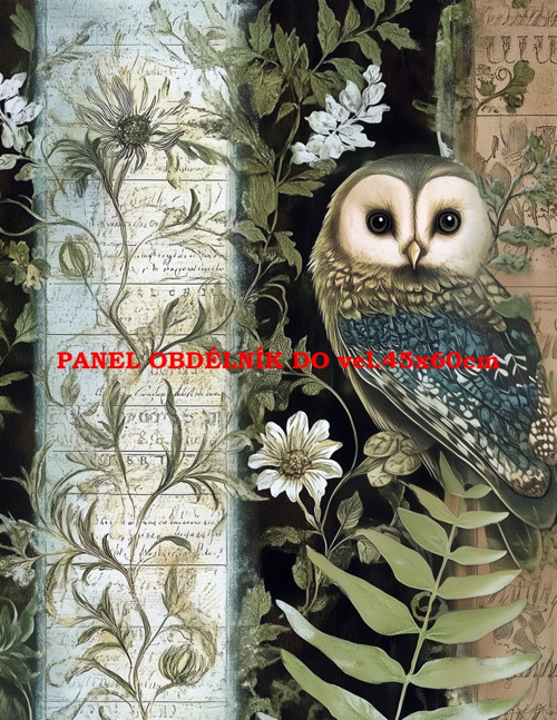 Bavlněný panel 7x10 cm