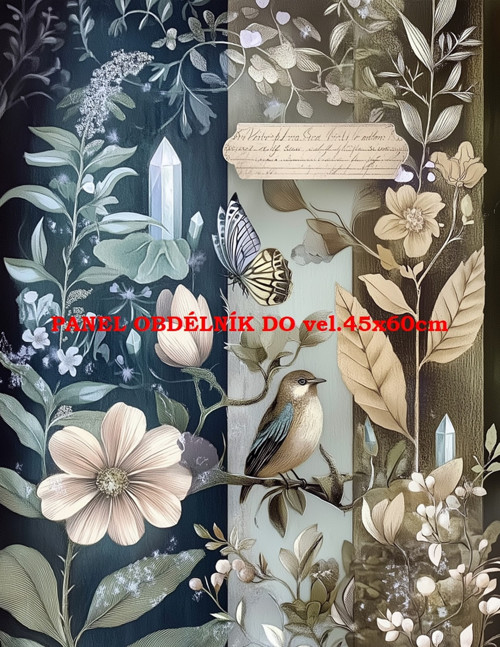 Bavlněný panel 7x10 cm