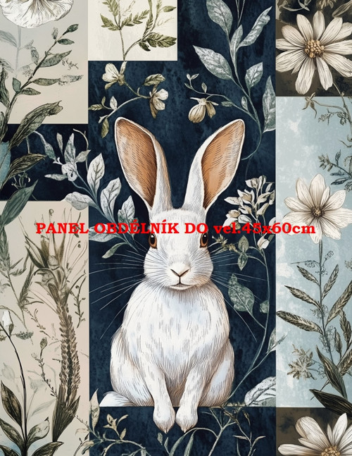 Bavlněný panel 7x10 cm