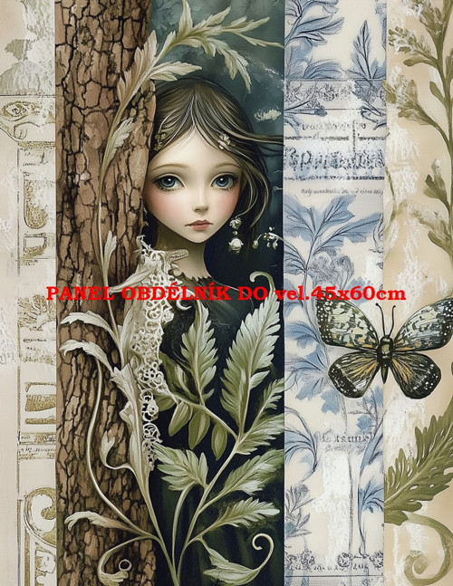 Bavlněný panel 7x10 cm