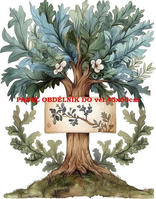 Bavlněný panel 7x10 cm