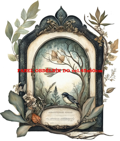 Bavlněný panel 7x10 cm