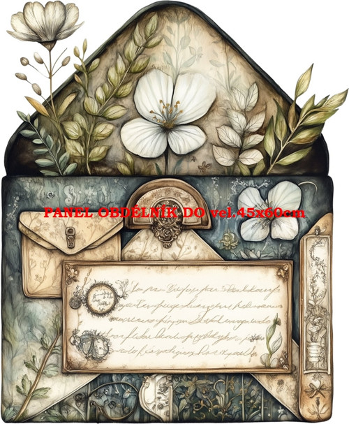 Bavlněný panel 7x10 cm