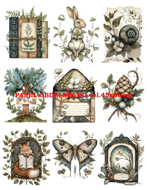 Bavlněný panel 7x10 cm — foto 1