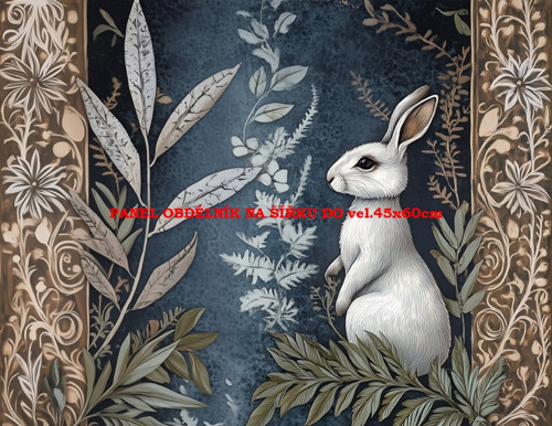 Bavlněný panel 7x10 cm