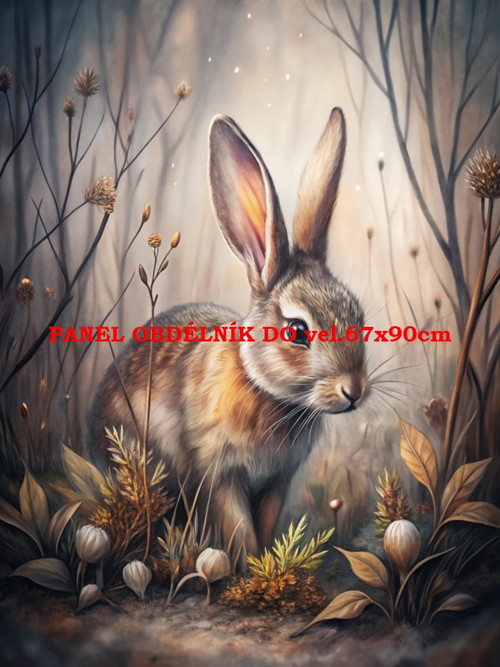 Bavlněný panel 7x10 cm