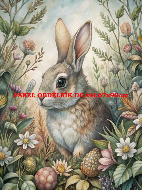 Bavlněný panel 7x10 cm