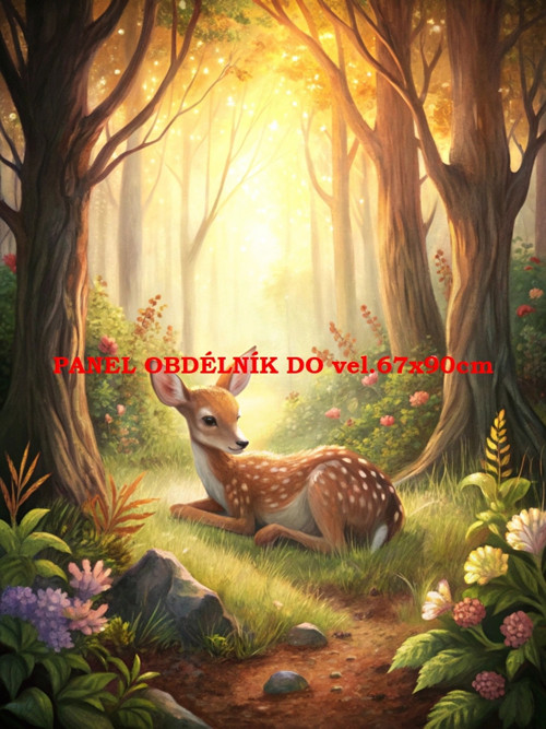Bavlněný panel 7x10 cm — foto 1