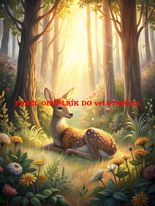 Bavlněný panel 7x10 cm