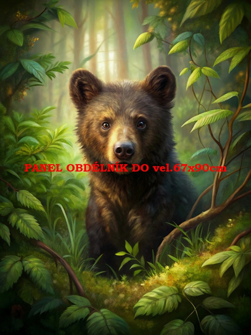 Bavlněný panel 7x10 cm — foto 1