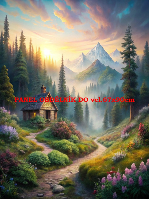 Bavlněný panel 7x10 cm — foto 1