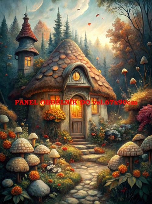 Bavlněný panel 7x10 cm