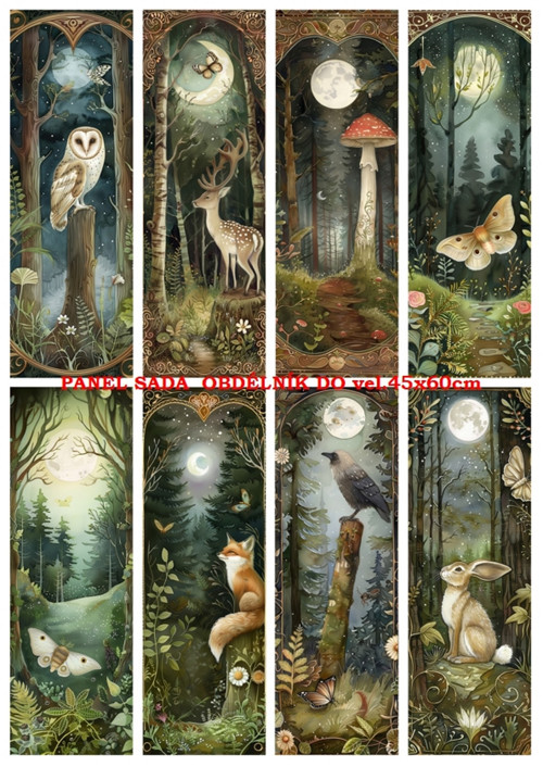 Bavlněný panel 7x10 cm
