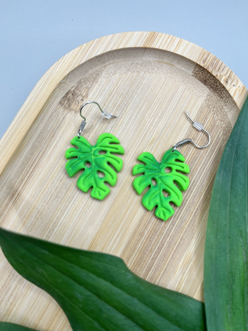 Náušnice Monstera 2