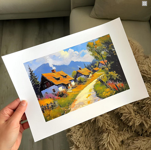 Art print Jaro ve Vysokých Tatrách P0312